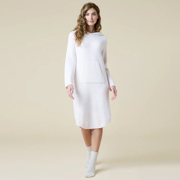 Softies 42" Marshmallow Hooded Lounger Dress Heather Blush Pink L/XL - Picture 1 of 5